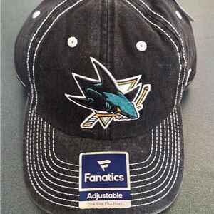 Fanatics Black Cap with White Stitching